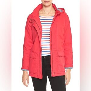 GAP Women's Bright Red Utility Jacket